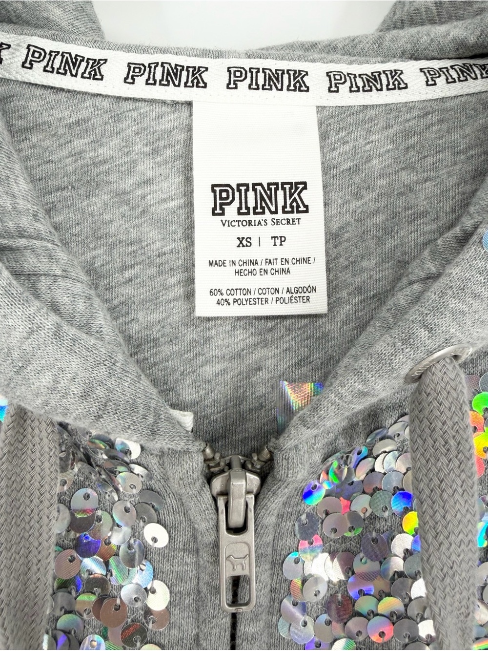 Pink Victorias Secret Sequin Hoodie Fashion Show 2013 - Picture 4 of 14
